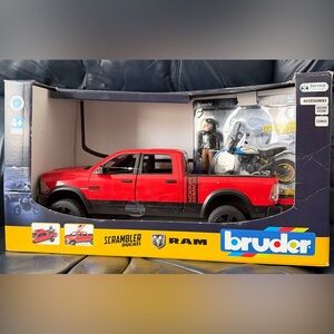 RUDE Red RAM Power Wagon with Scrambler Ducati